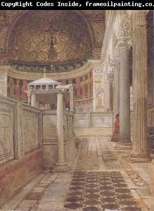 Alma-Tadema, Sir Lawrence Interior of the Church of San Clemente (mk23)